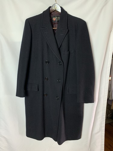 Vintage coat mens navy blue - vintage,