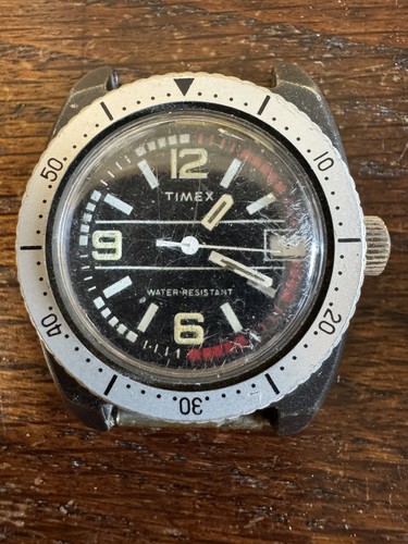 Vintage 1980s timex watch - 1980s, made