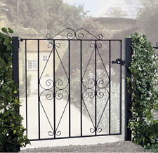 Stira Scroll Metal Garden Gates fits 762mm to 1220mm GAP x 914mm H Wrought Iron