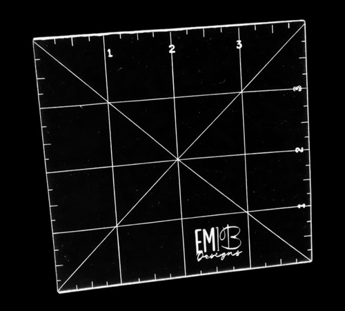 Inch square acrylic sewing - inch,