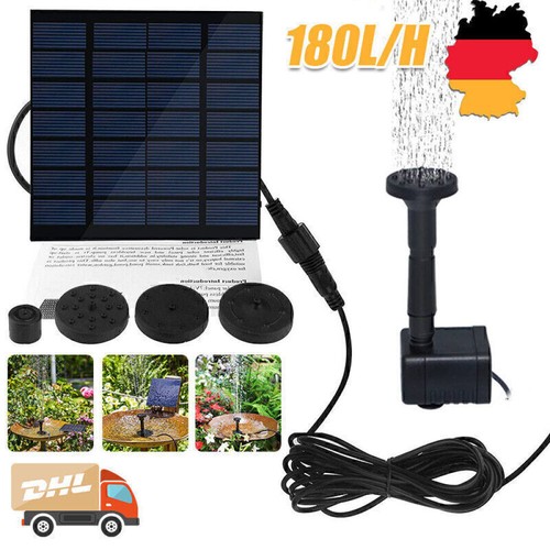 Solar powered fountain - solar,