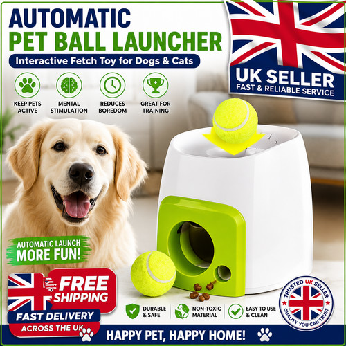 Automatic pet ball launcher - automatic,