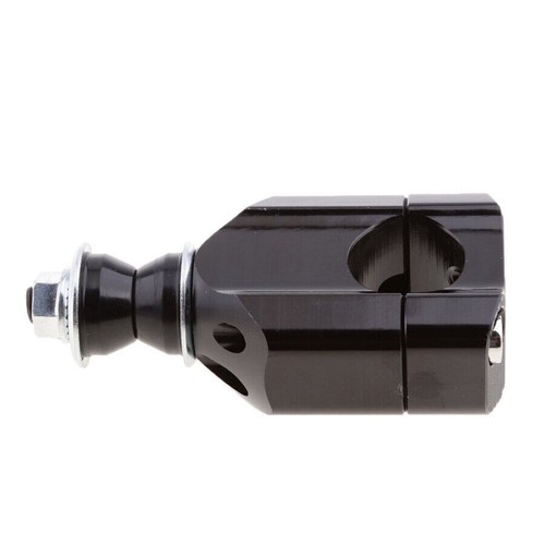 Black aluminium 28mm handlebar - aluminium,