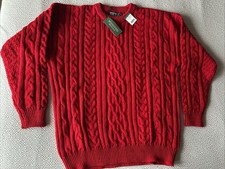 Woolovers Aran Jumper Mens XL