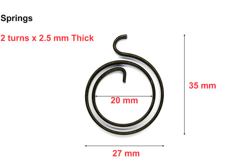 Door handle springs - door,