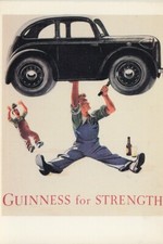 Vintage advert on modern