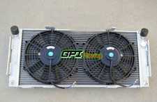 70MM Aluminum radiator+FAN for FORD GT40 V8 Manual 1964 1965 1966 1967 1968 1969