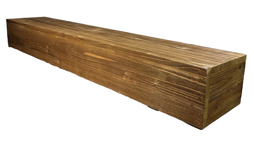 Wooden fireplace mantel - wooden,