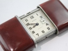 Movado Ermeto Purse Watch Red