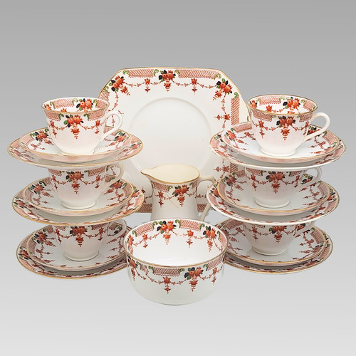 Antique english bone china - english,
