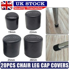20Pcs Rubber Chair Ferrules Anti Scratch Floor Protector Table Feet Leg Cap End