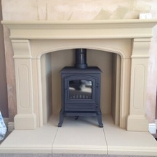 Victorian Stone Fireplace
