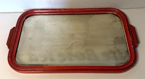 Antique mirror tray - antique,