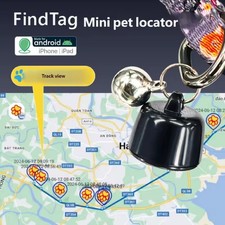 Mini GPS Tracker Dog Cat Pet Tag Smart Finder Locator Tracking Tracer Waterproof