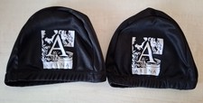 2x Fabric Swimming Hats/caps