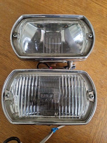 Lucas chrome spot fog lights - spot/fog,