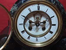 French Drum Head Slate Clock