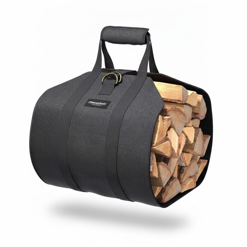 Firewood log carrier bag - carrier,