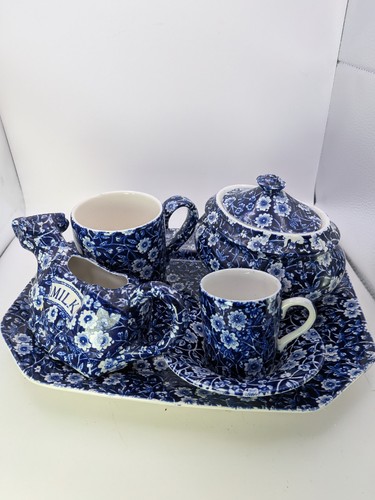 Burleigh calico blue - calico,
