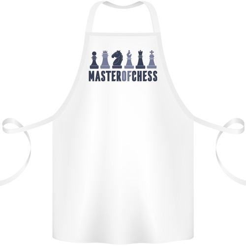 Master chess cotton apron - chess,