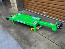 Double JiB Fork Hitch & Lifting Attachment GREEN (Forklift Telescopic Handler)