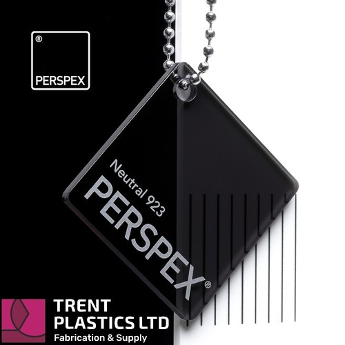 Dark grey tinted acrylic - dark,