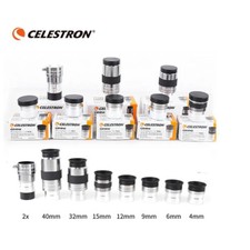 Celestron 1.25" Omni Plossl Eyepiece 4/6/9/12/15/32/40mm for Astronomy Telescope