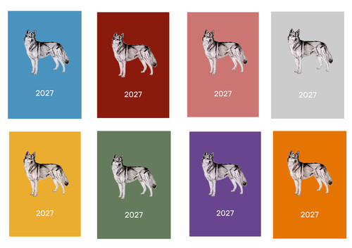 Siberian husky 2027 diary - siberian,