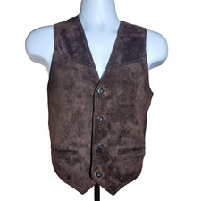 Wilsons Brown Suede Waistcoat