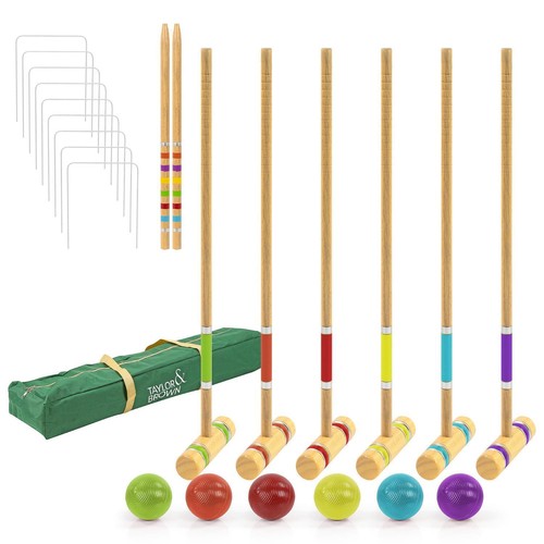 Six player adult - six, croquet