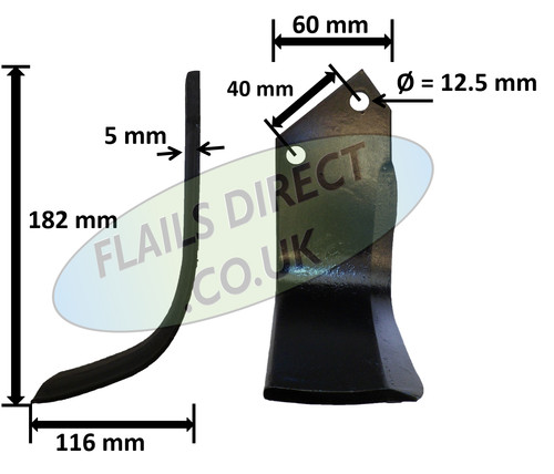 Rotavator blades suit - blades,