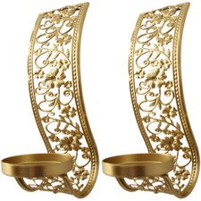 2 Pcs Wall Candle Sconces