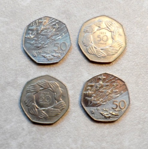 Four large old - style, fifty