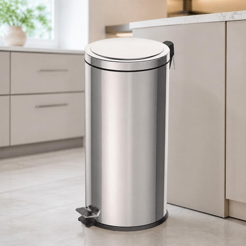 30l stainless steel pedal - 30l, bin