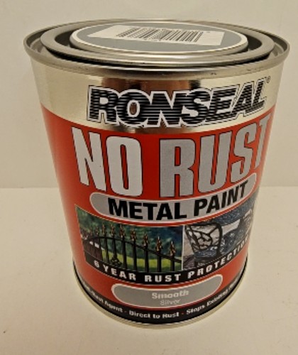 Ronseal silver metal paint - metal,