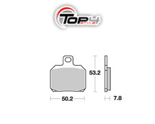 FRONT SINTERED BRAKE PADS FOR