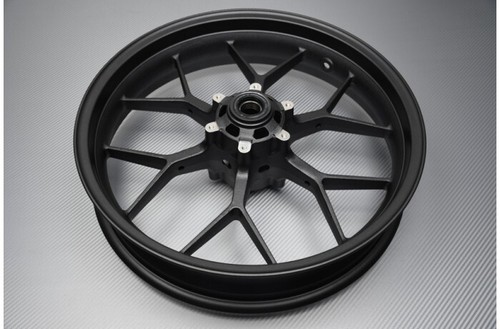 Black front wheel rim - front,