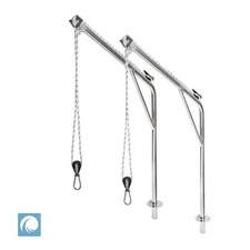 Stainless Steel Boat Davits for hoisting Tenders Engines Max 120kg. 1.4m height