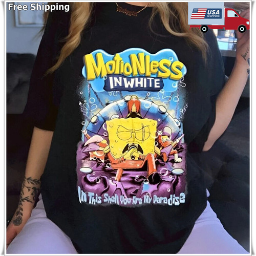 Motionless white spongebob - white,