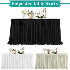 Polyester Table Skirt for