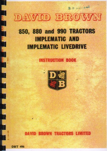 David brown 850 - 850,, 880