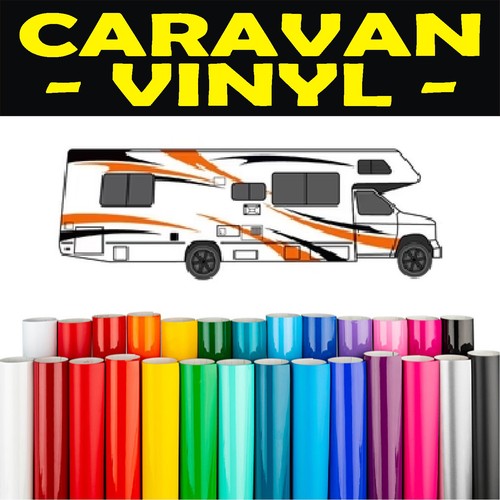 Caravan vinyl self adhesive - caravan,