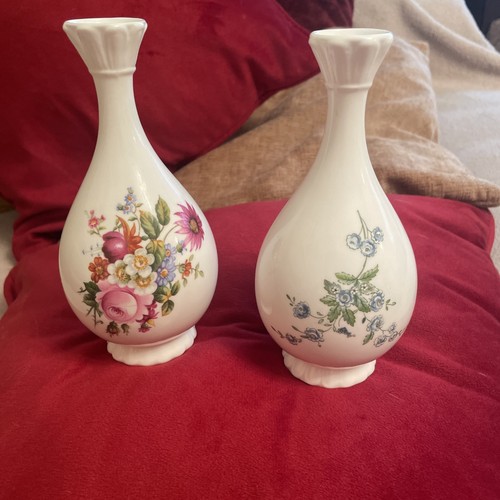 Two coalport bud vases ludlow - coalport,