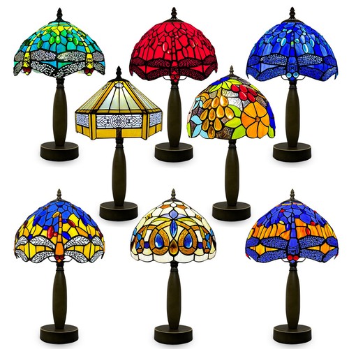 Tiffany style table lamp - tiffany, 10"