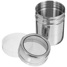  Confectioners Sugar Shaker Chocolate with Lid Powder Duster Wand