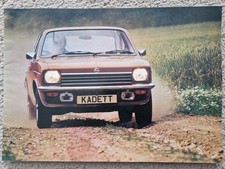 Opel Kadett C Sales Brochure