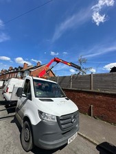 2019 Mercedes Sprinter 2.1 314 CDI MANUAL VAN LWB CRANE HIAB FLATBED LIFT + VAT