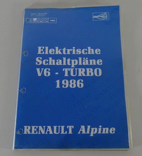 1986 renault alpine turbo d - v6,