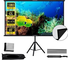 Projector Screen with Stand 60