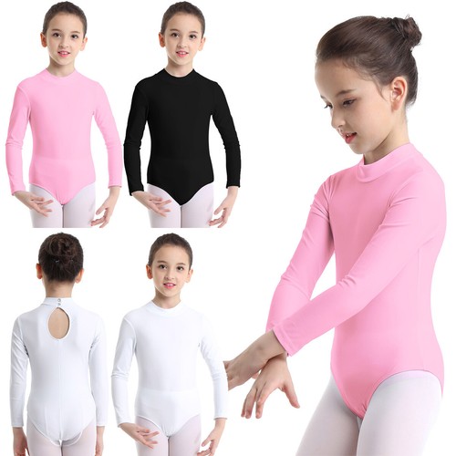 Girl long sleeve leotards kid - long,